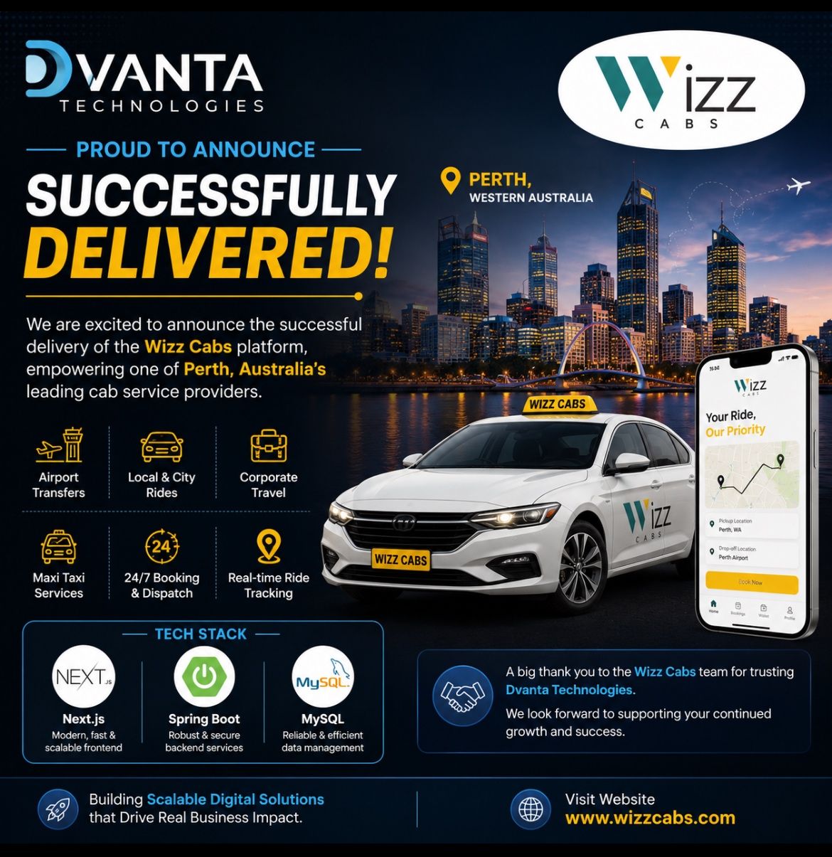 Proud Project Delivery Announcement! Wizz Cabs Platform Launch